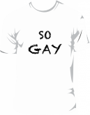Camiseta - So gay