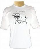 Camiseta - Drum troll face