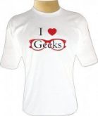 Camiseta - I love geek