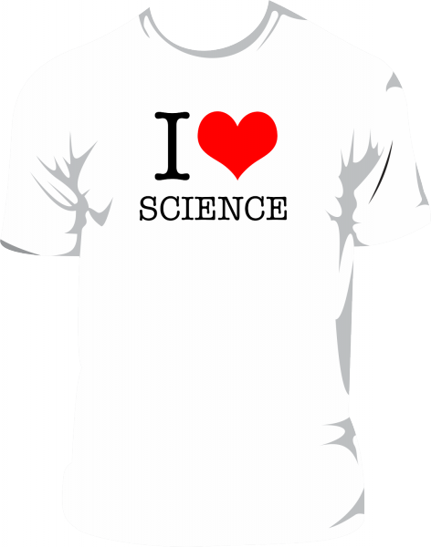 Camiseta - I love science
