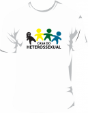 Camiseta - Casa do heterossexual